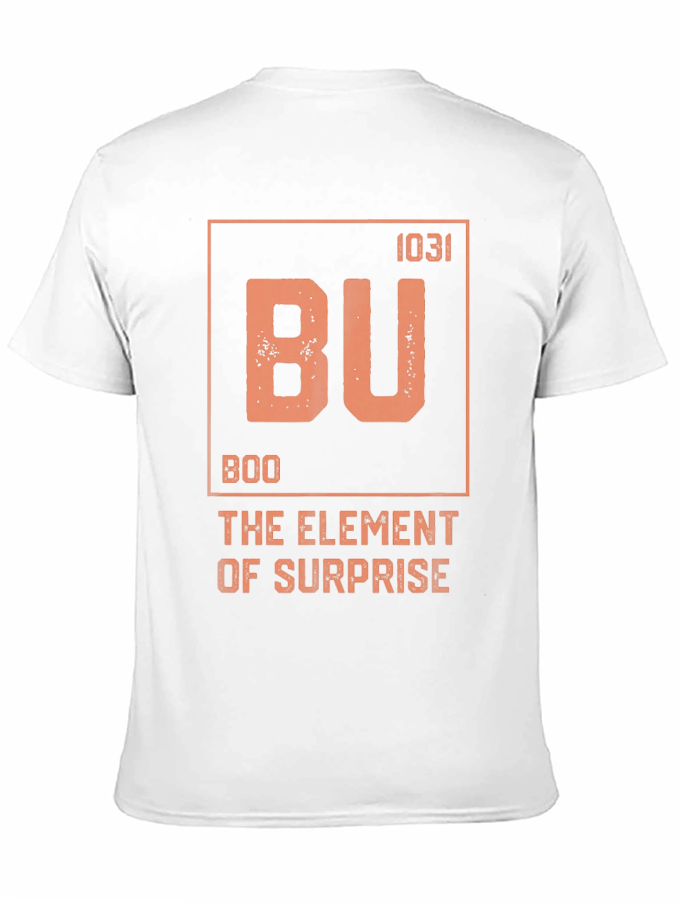 Black Boo Element of Surprise T-Shirt - Funny Halloween Tee view 11