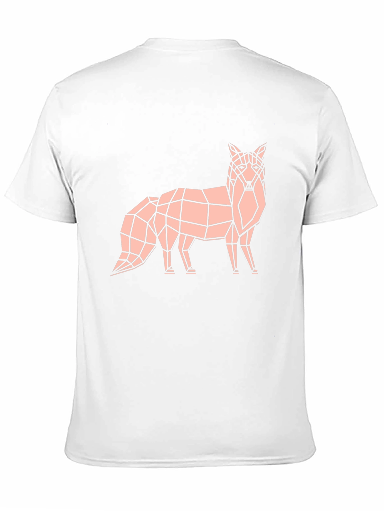 Black Geometric Fox Graphic Tee - Stylish Black T-Shirt view 11