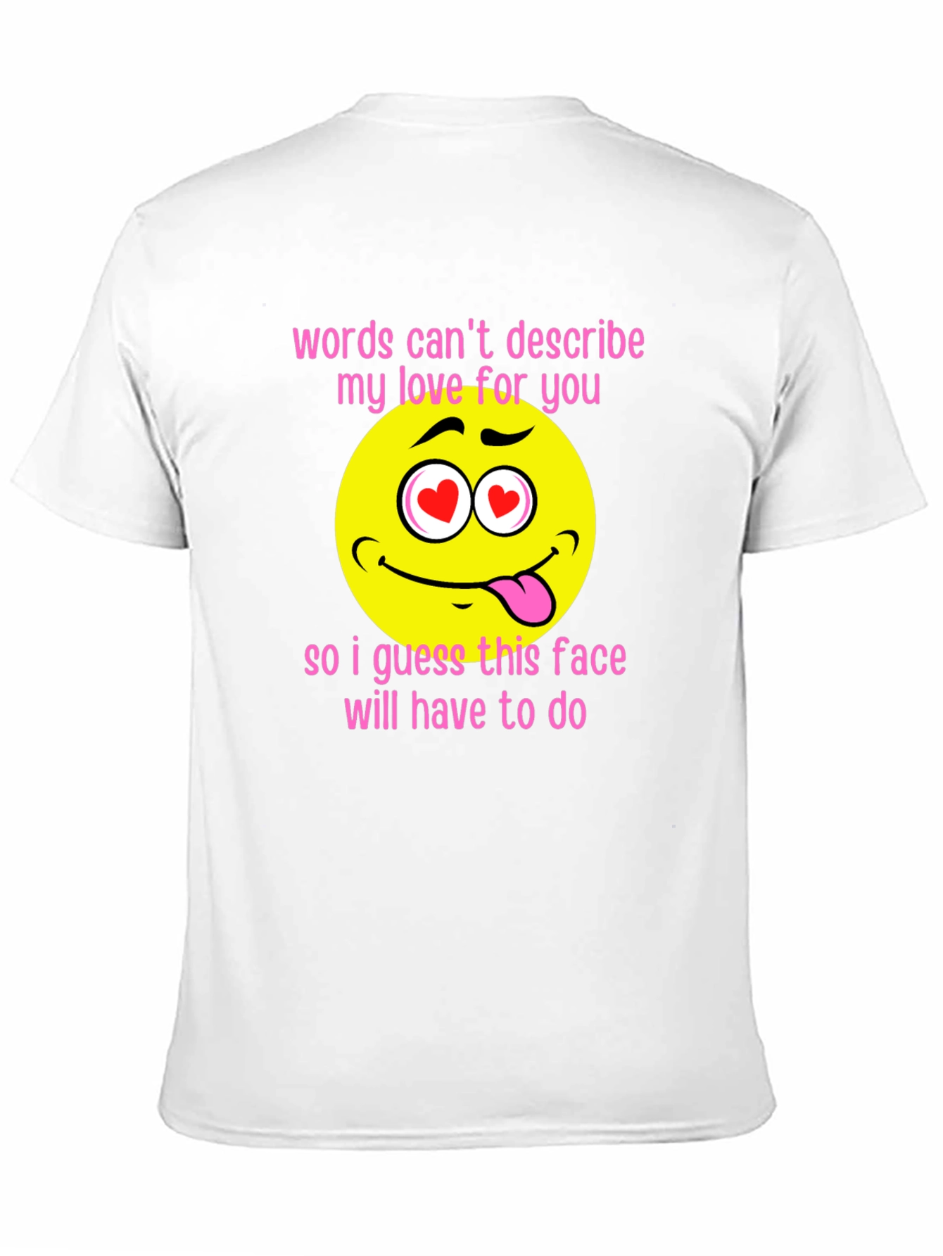 Black Love Emoji T-Shirt - Words Can't Describe My Love! view 11