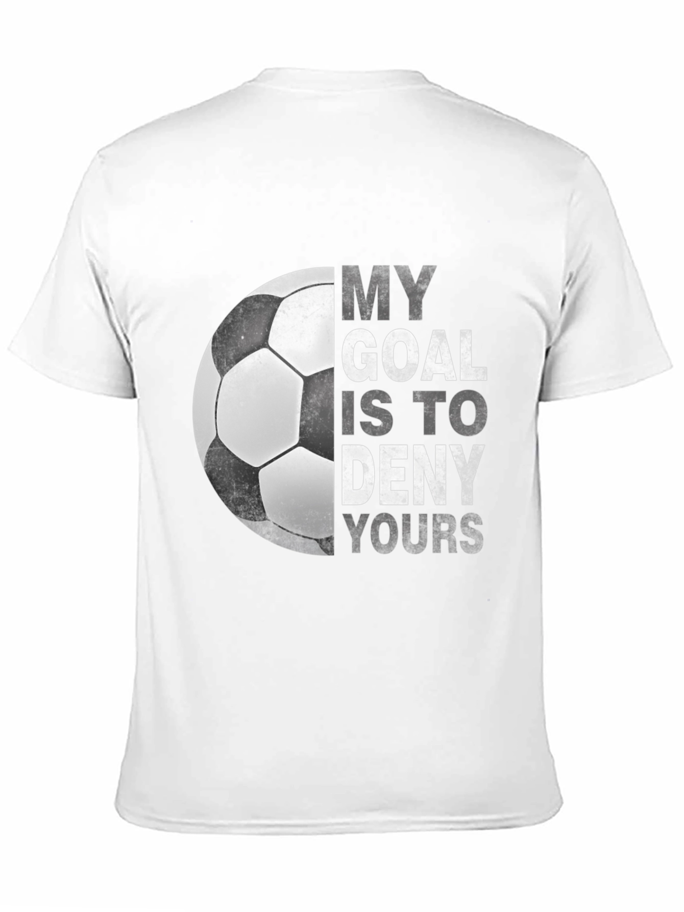 Black My Goal Soccer Graphic Tee - Black view 11