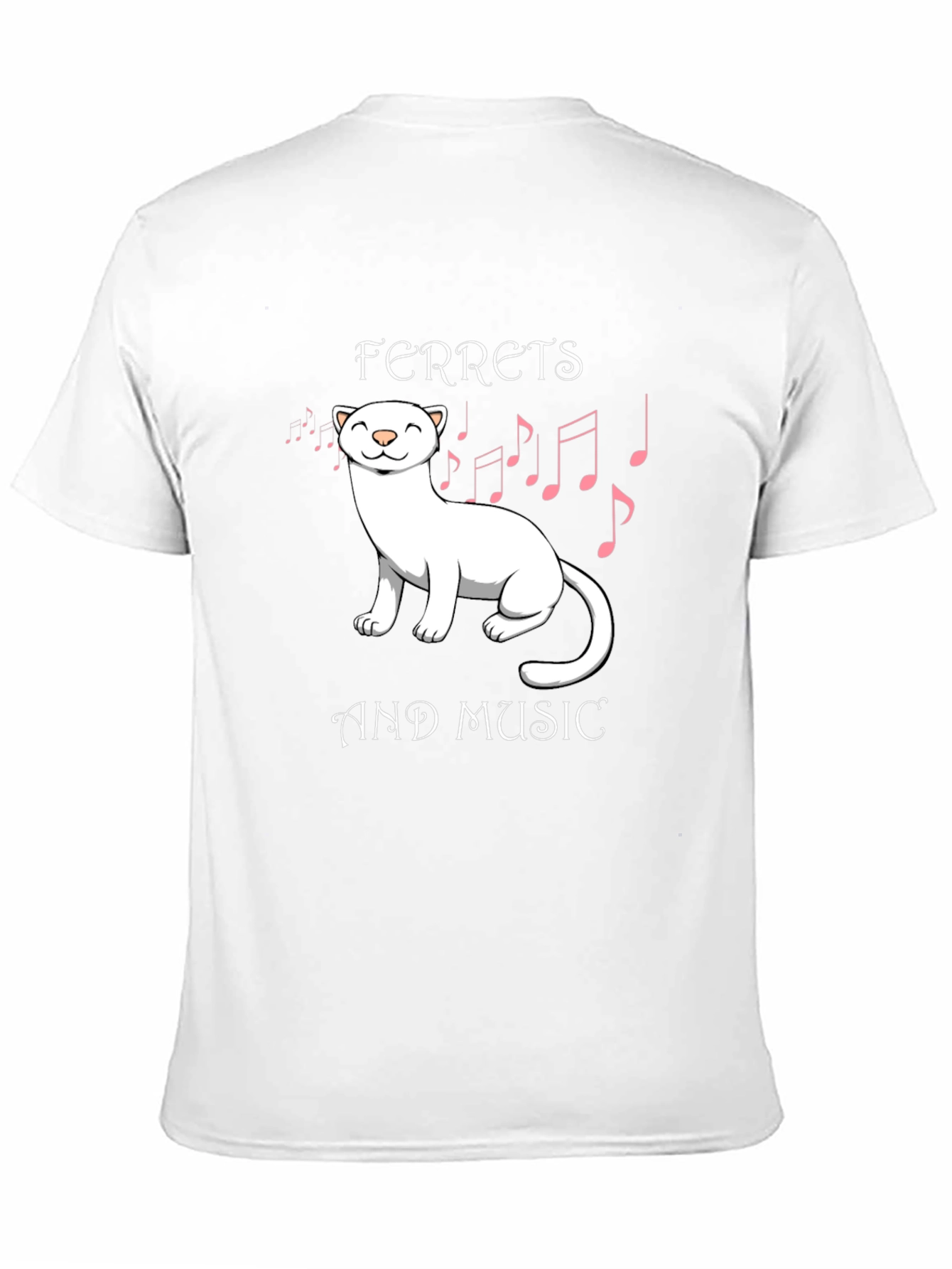 Black Ferret and Music Graphic Tee view 11