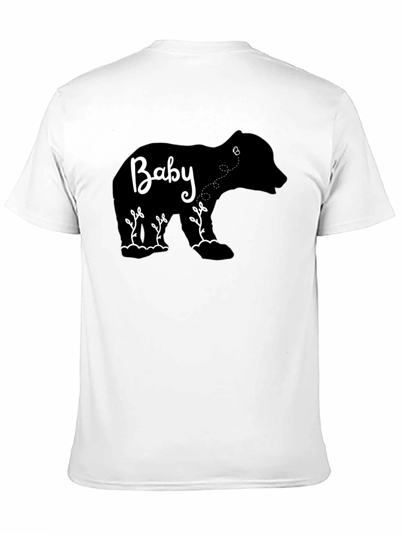Black Baby Bear Tee - Cute Animal Graphic T-Shirt view 11