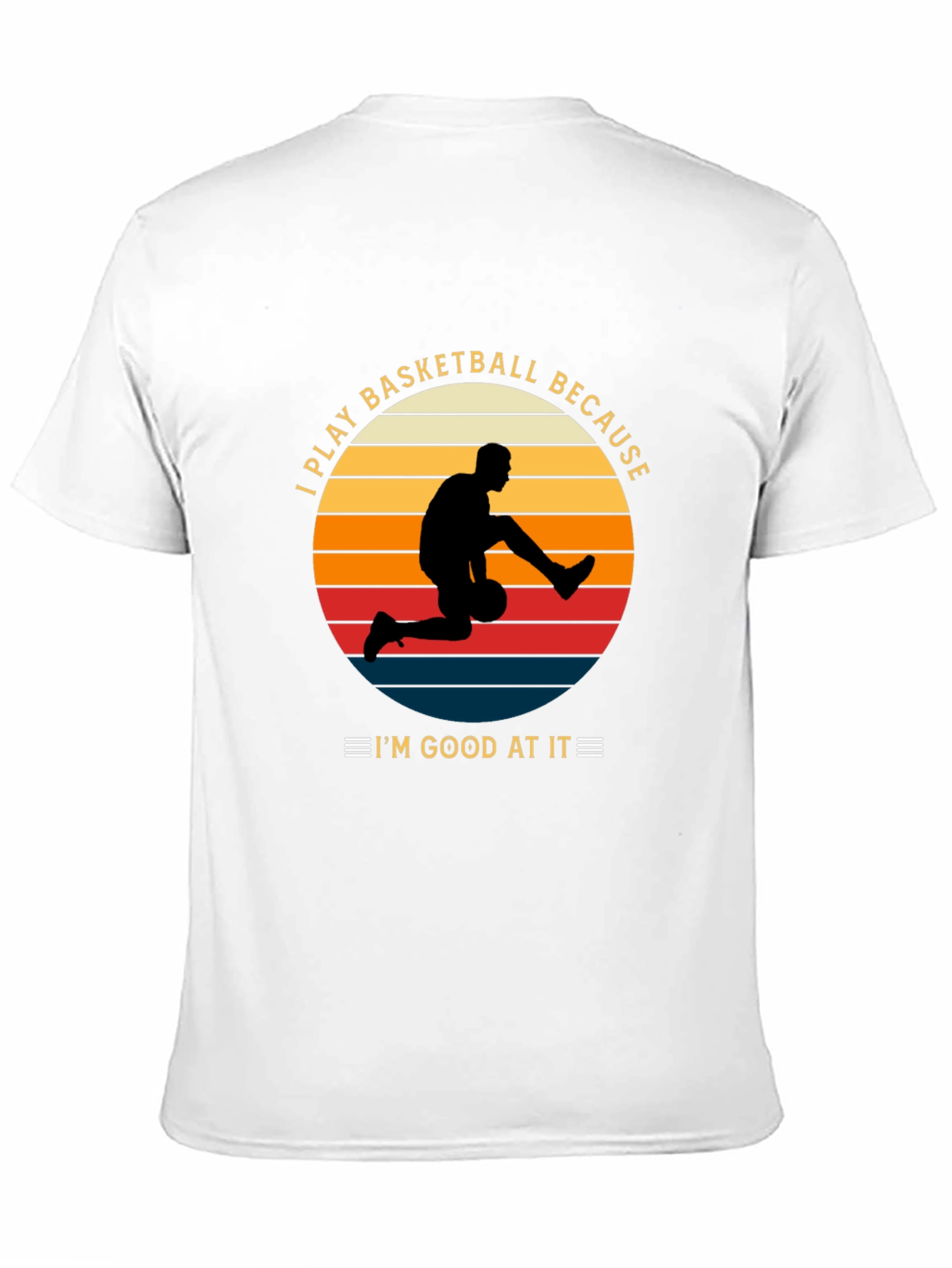 Black Basketball Player Graphic T-Shirt, I'm Good At It view 11