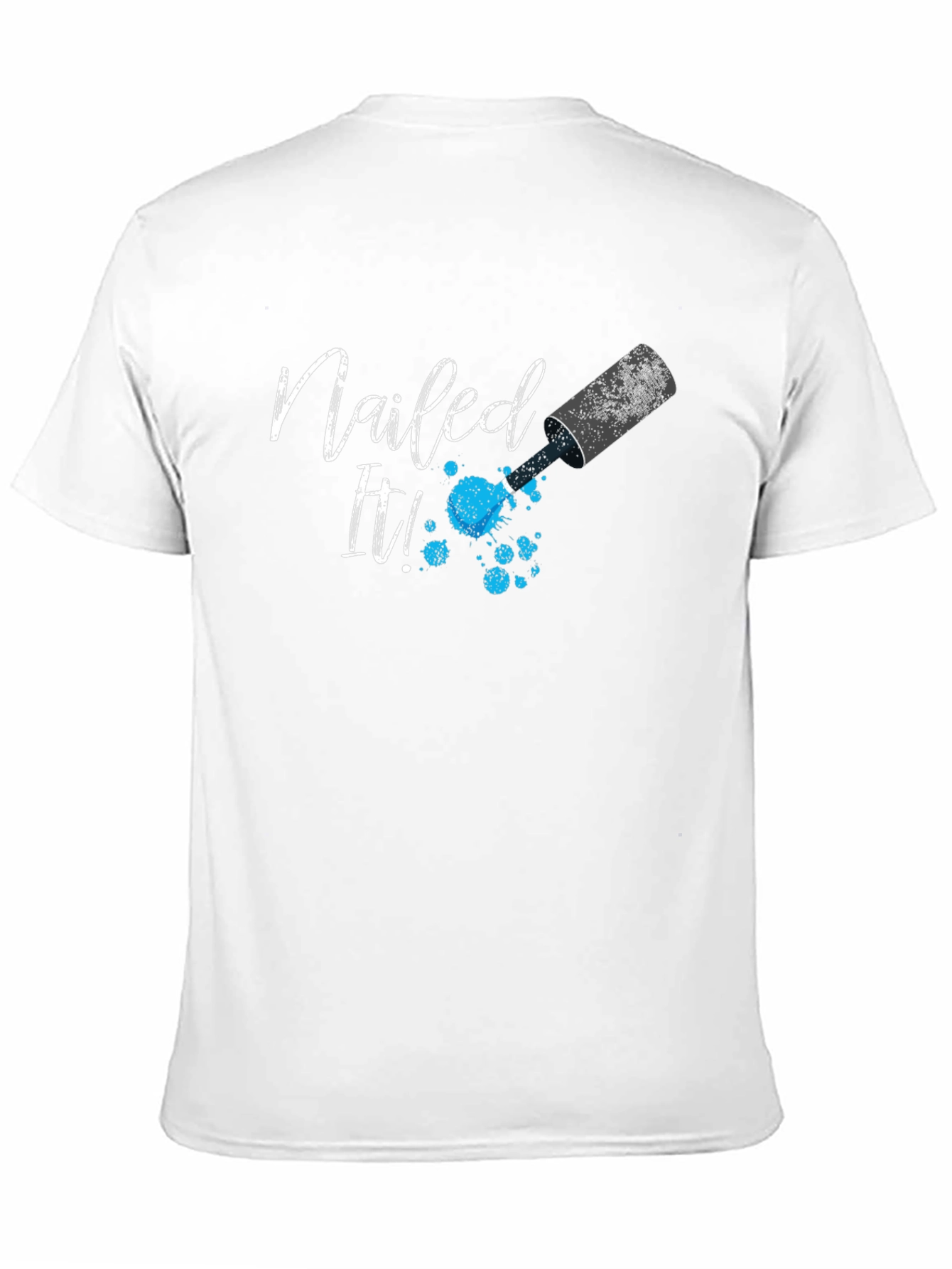 Black Nailed It T-Shirt Nail Polish Fashion Tee view 11