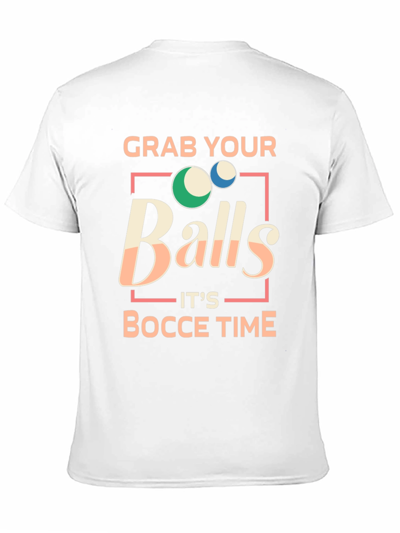 Black Grab Your Balls Bocce Time T-Shirt view 11