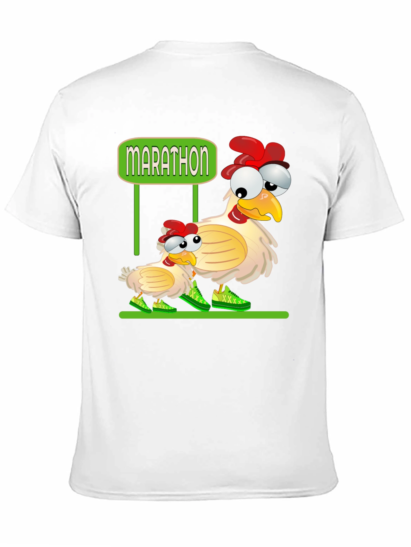 Black Marathon Chicken T-Shirt view 11