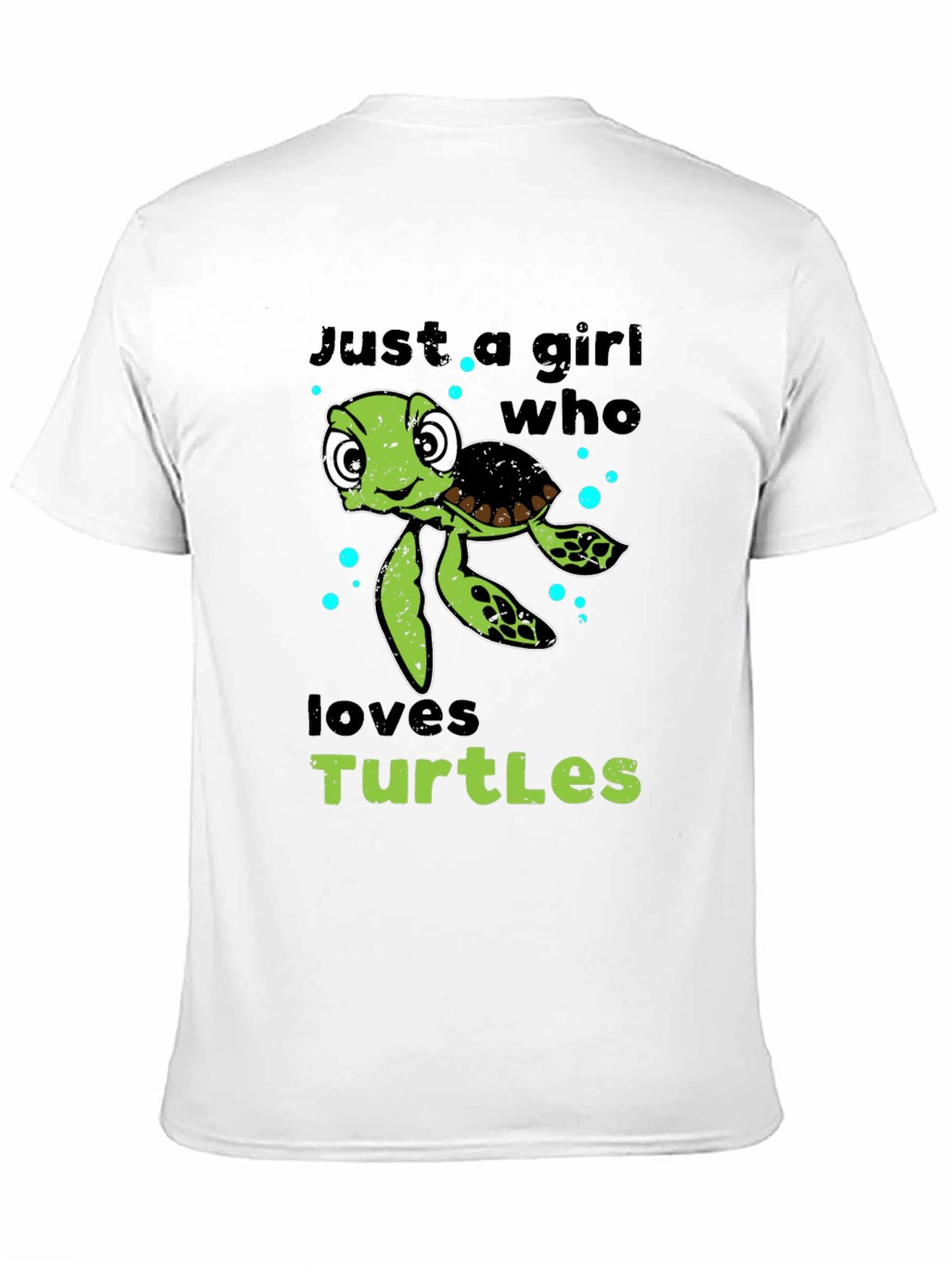 Black Girl Who Loves Turtles T-Shirt view 11