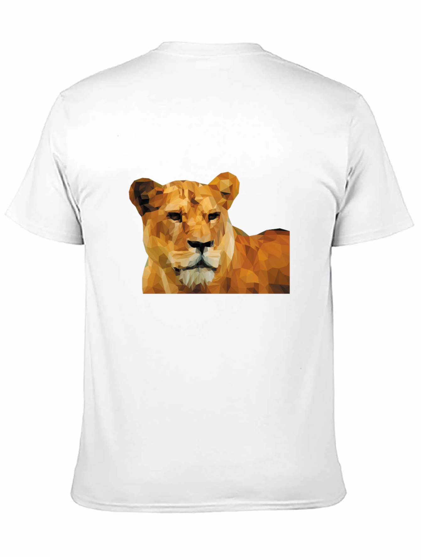 Black Lioness Graphic Print Black T-Shirt view 11