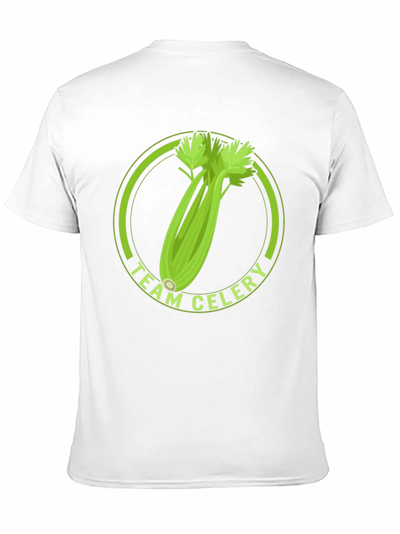 Team Celery Graphic T-Shirt - Black Cotton Tee - 11