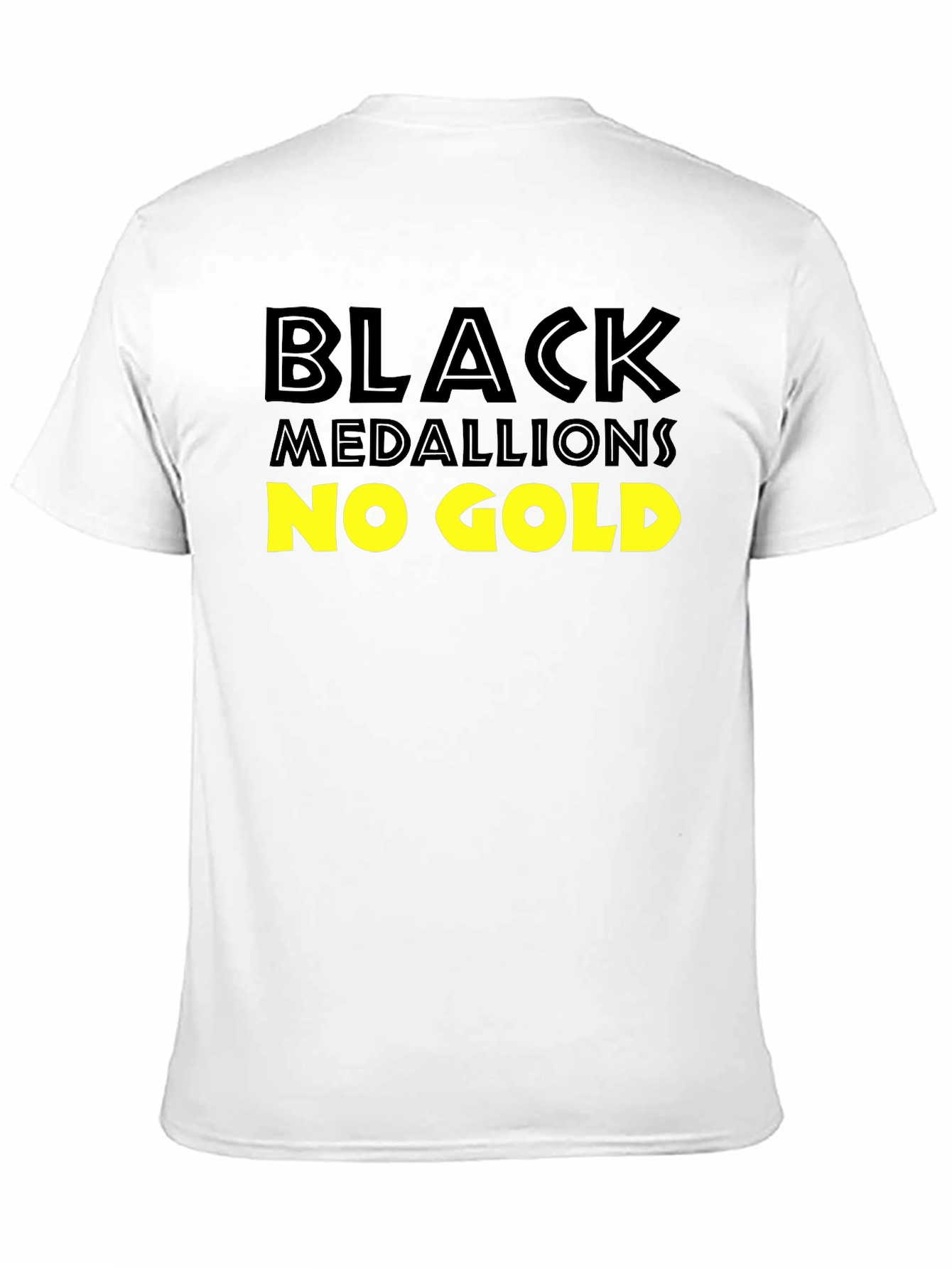 Black Black Medallions No Gold T-Shirt view 11