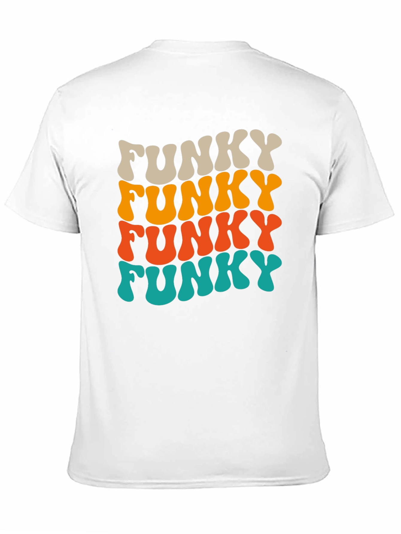 Black Funky Retro Style Graphic T-Shirt view 11