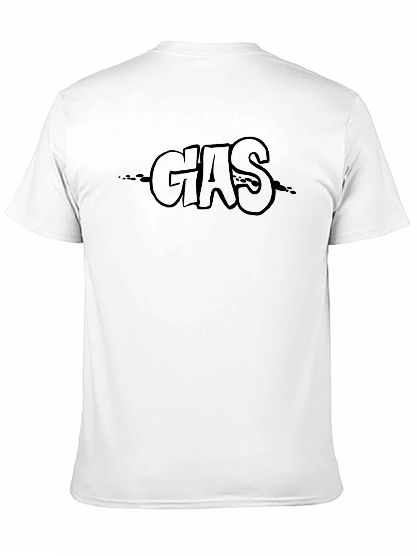 Black GAS Graphic Print T-Shirt - Black Crew Neck Tee view 11