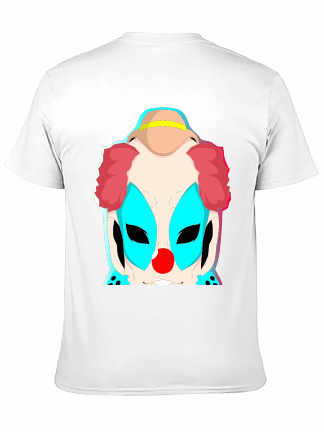 Black Clown Graphic Tee - Bold Black Cotton T-Shirt view 11