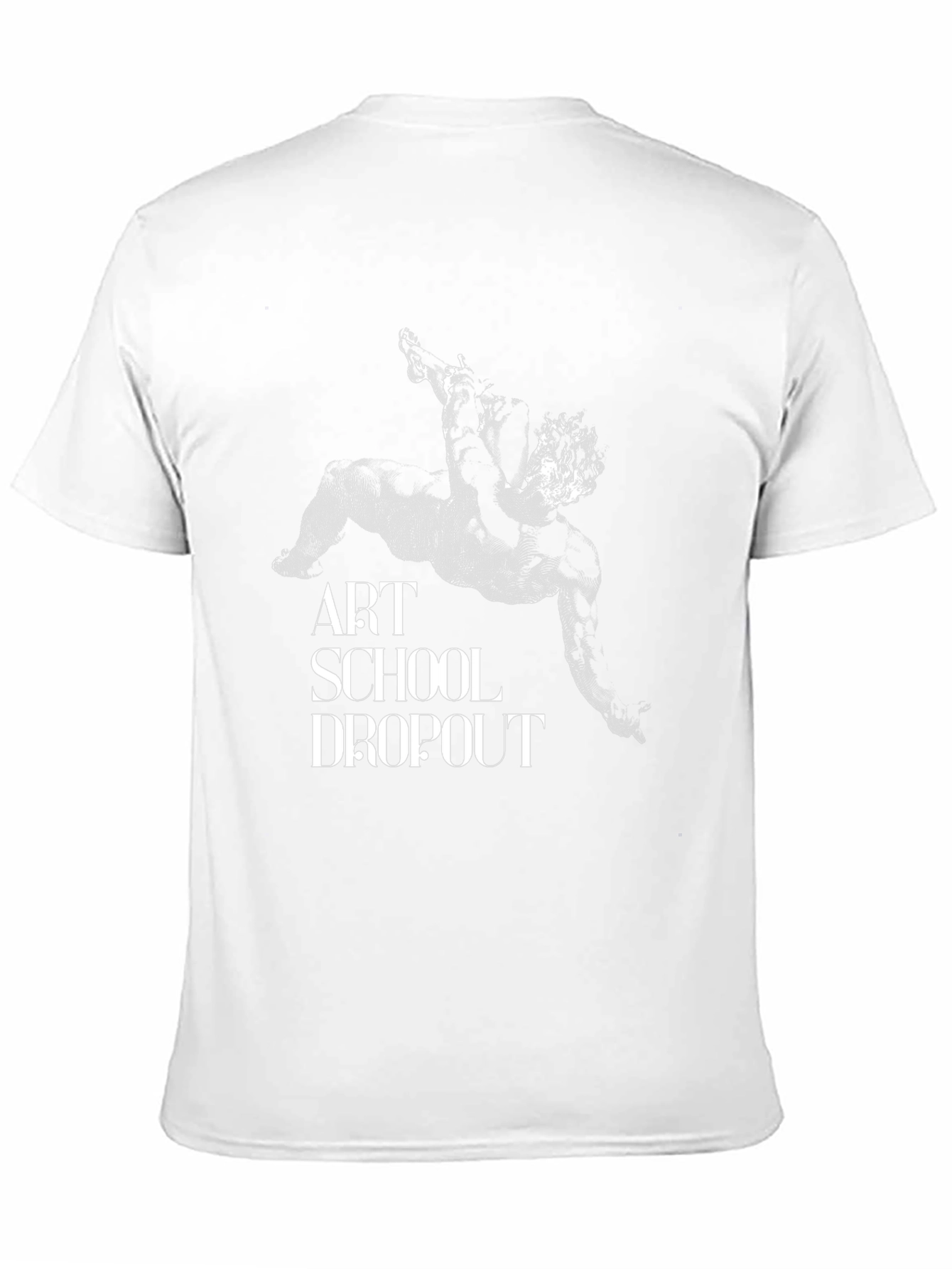 Black Art School Dropout Black Graphic Tee view 11