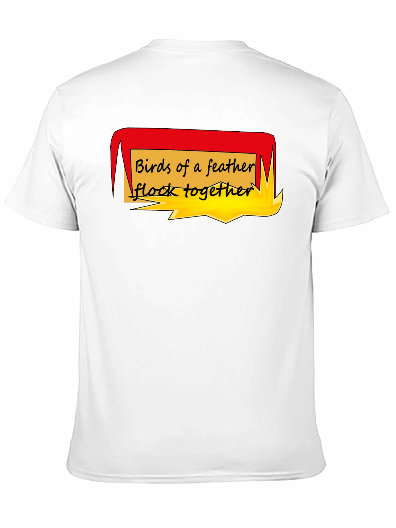 Black Birds of a Feather T-Shirt - Black Crew Neck view 11