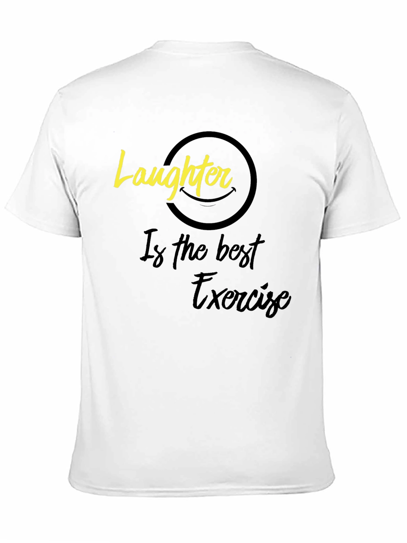 Black Laughter is the Best Exercise Graphic Tee - Unisex view 11