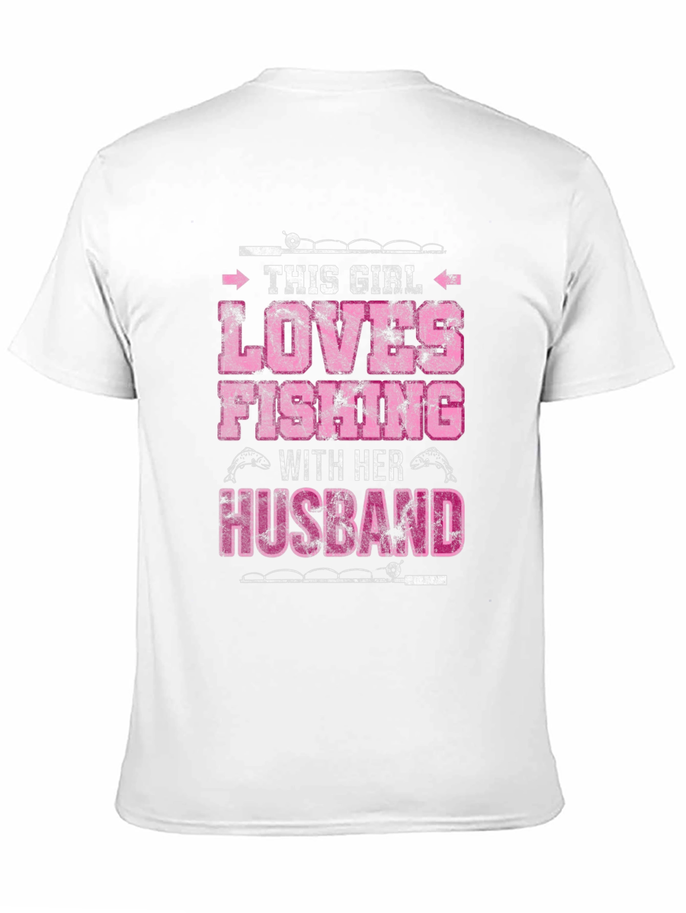 Black Fishing Lover T-Shirt - Wife Gift view 11