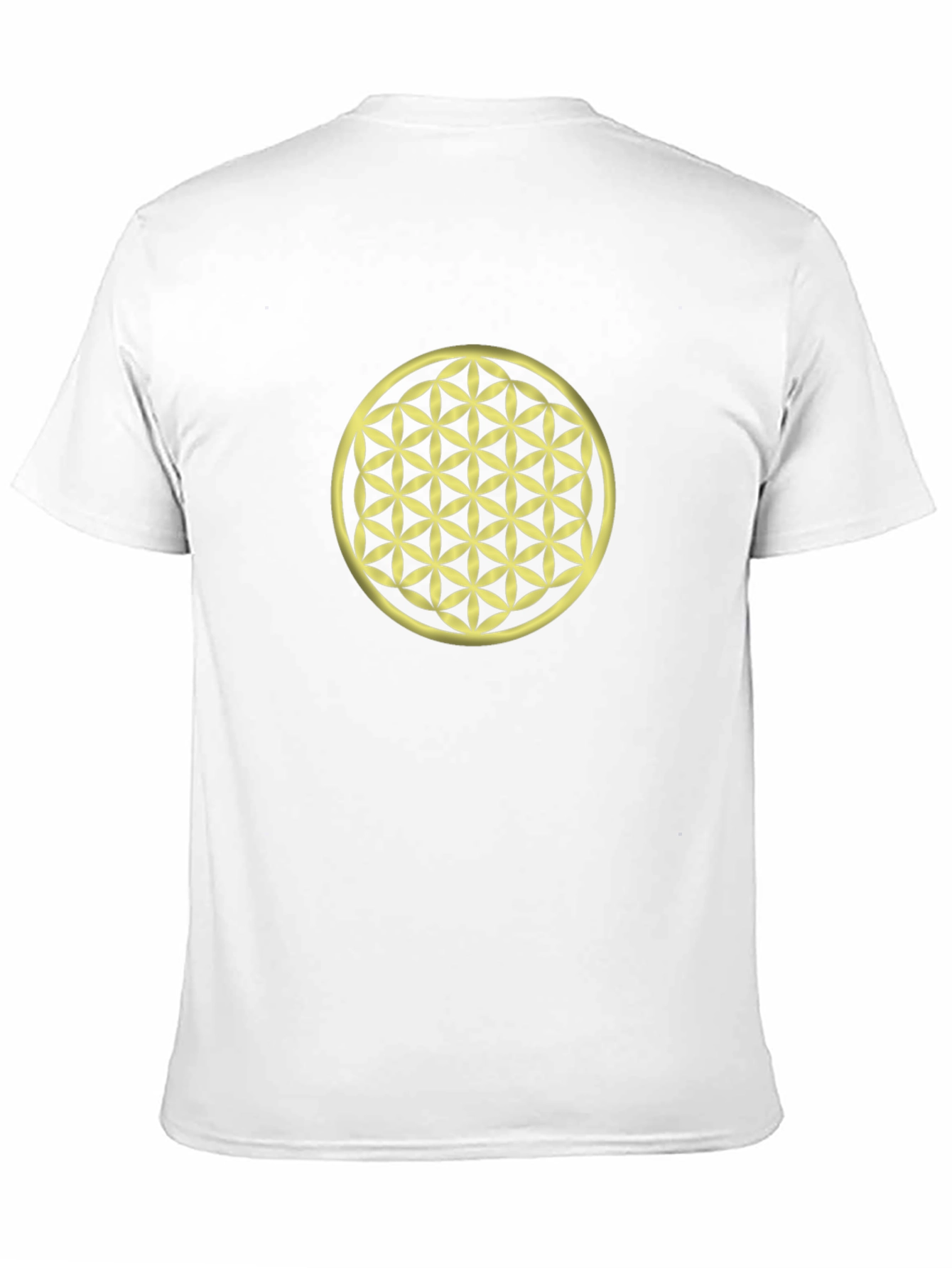 Black Flower of Life Graphic Tee - Black view 11