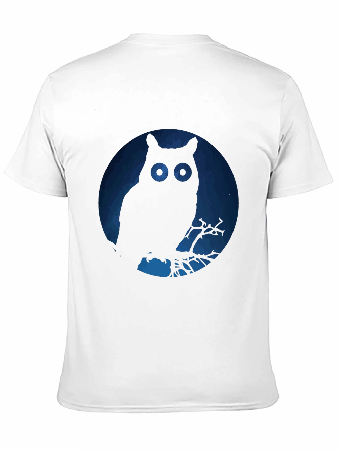 Black Owl Silhouette Graphic T-Shirt view 11