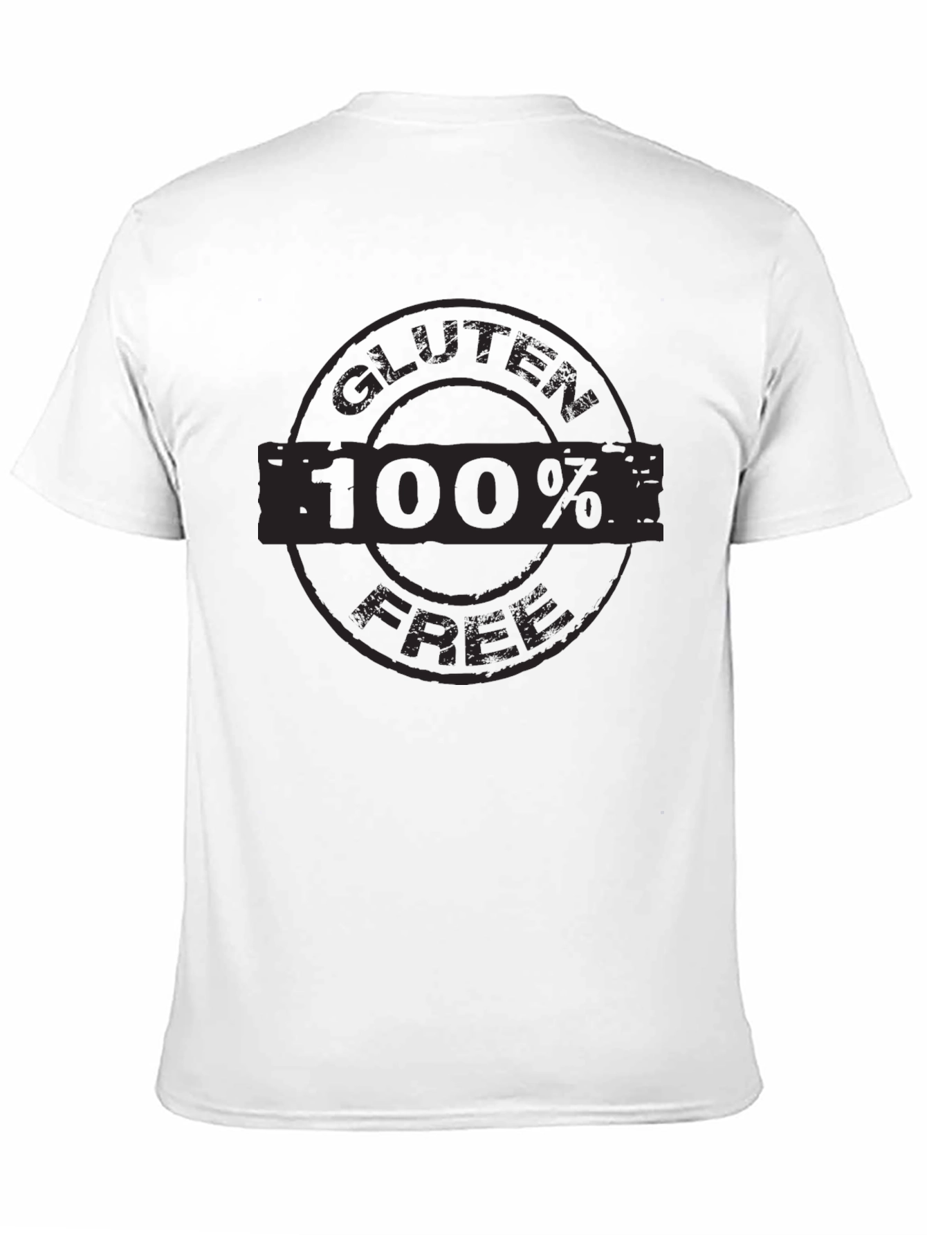 Black Gluten Free T-Shirt - 100% Comfort Fit Tee view 11