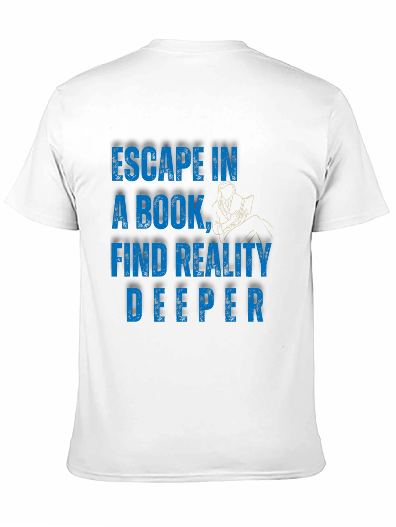 Black Escape in a Book T-Shirt - Reader's Delight view 11