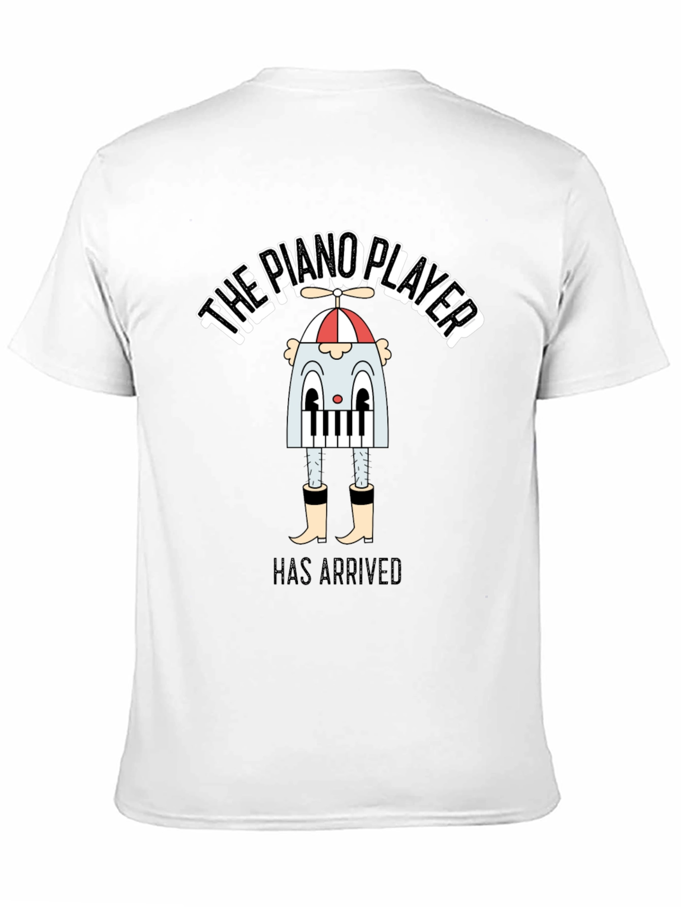 Black The Piano Player Has Arrived T-Shirt view 11