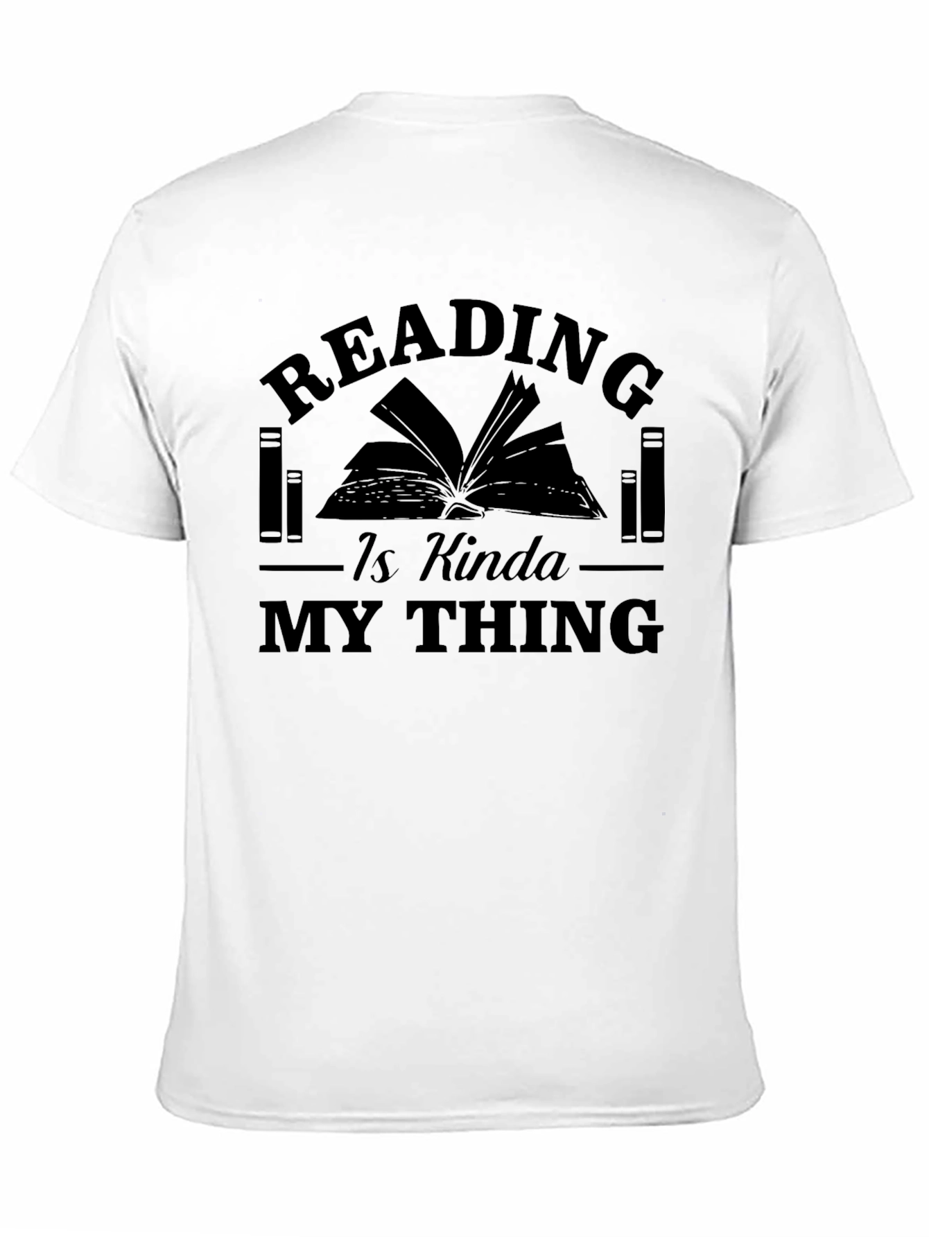 Black Reading Is Kinda My Thing T-Shirt view 11