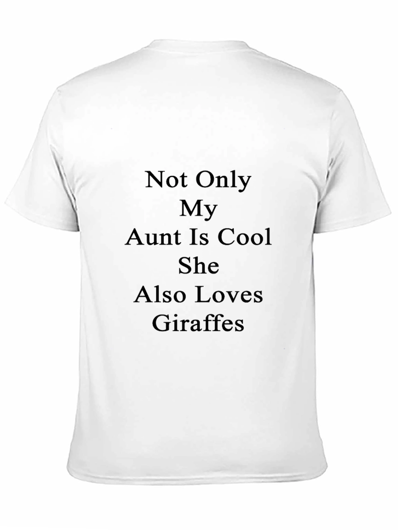 Black Cool Aunt Giraffe Lover T-Shirt view 11
