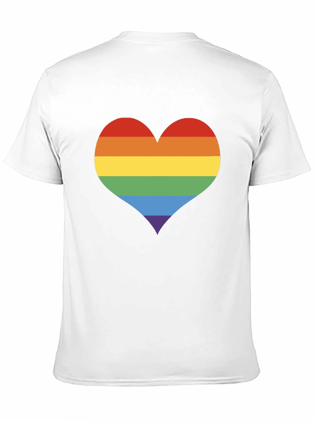 Black Pride Heart Graphic Tee - Black Cotton T-Shirt view 11