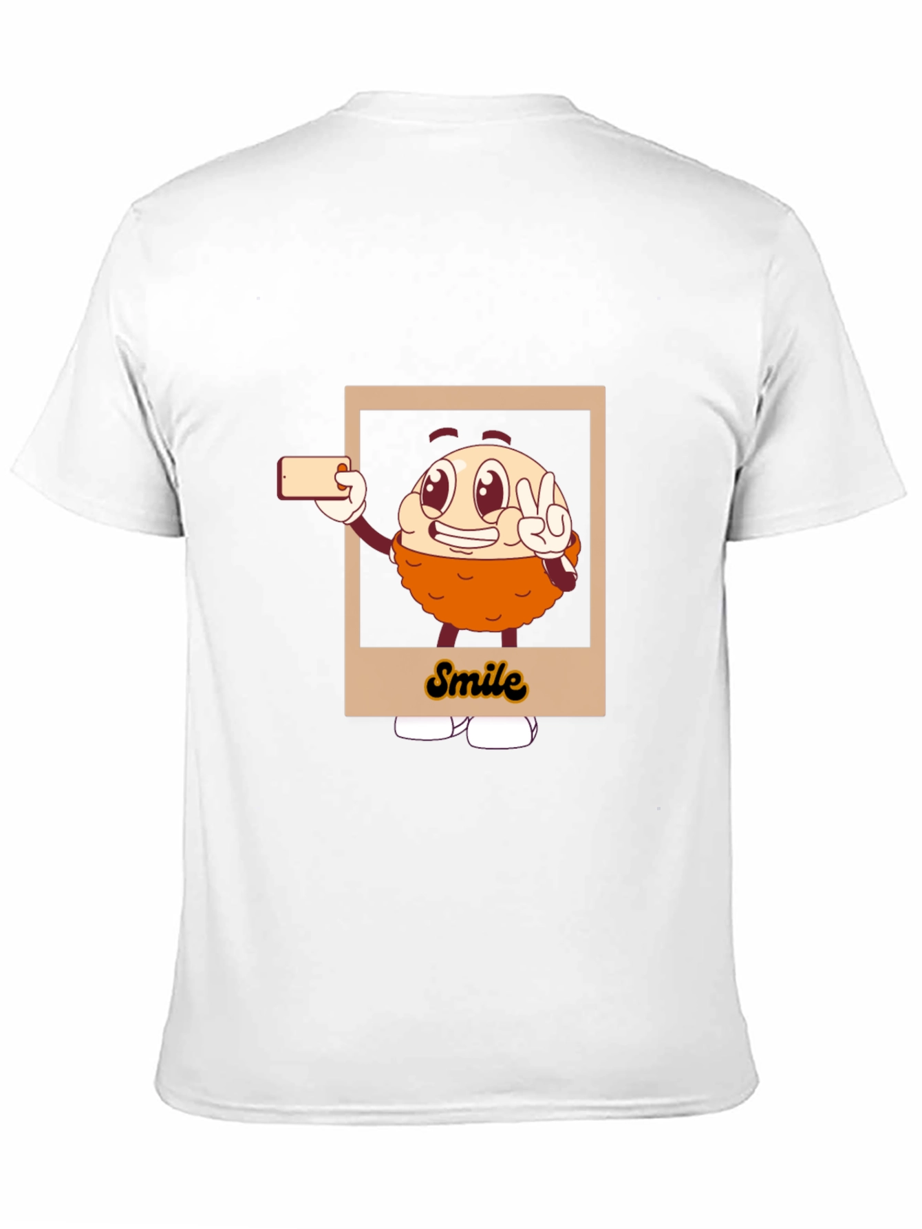 Black Smile Selfie Graphic Tee - Casual Black T-Shirt view 11