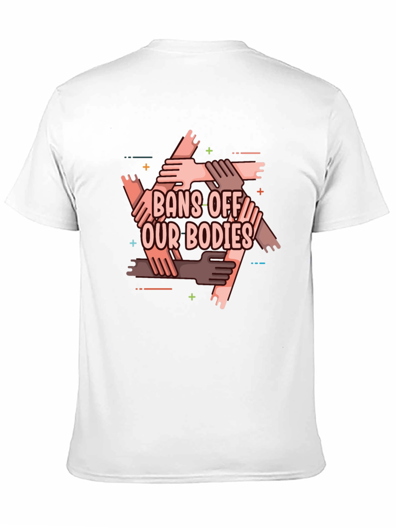 Black Bans Off Our Bodies Graphic Tee view 11