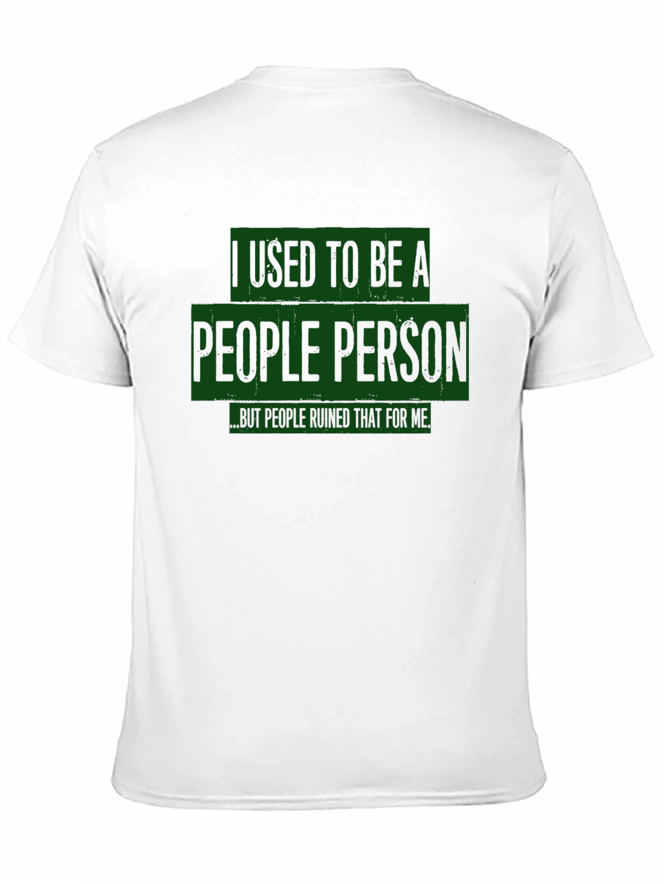 Black I Used to Be a People Person T-Shirt view 11