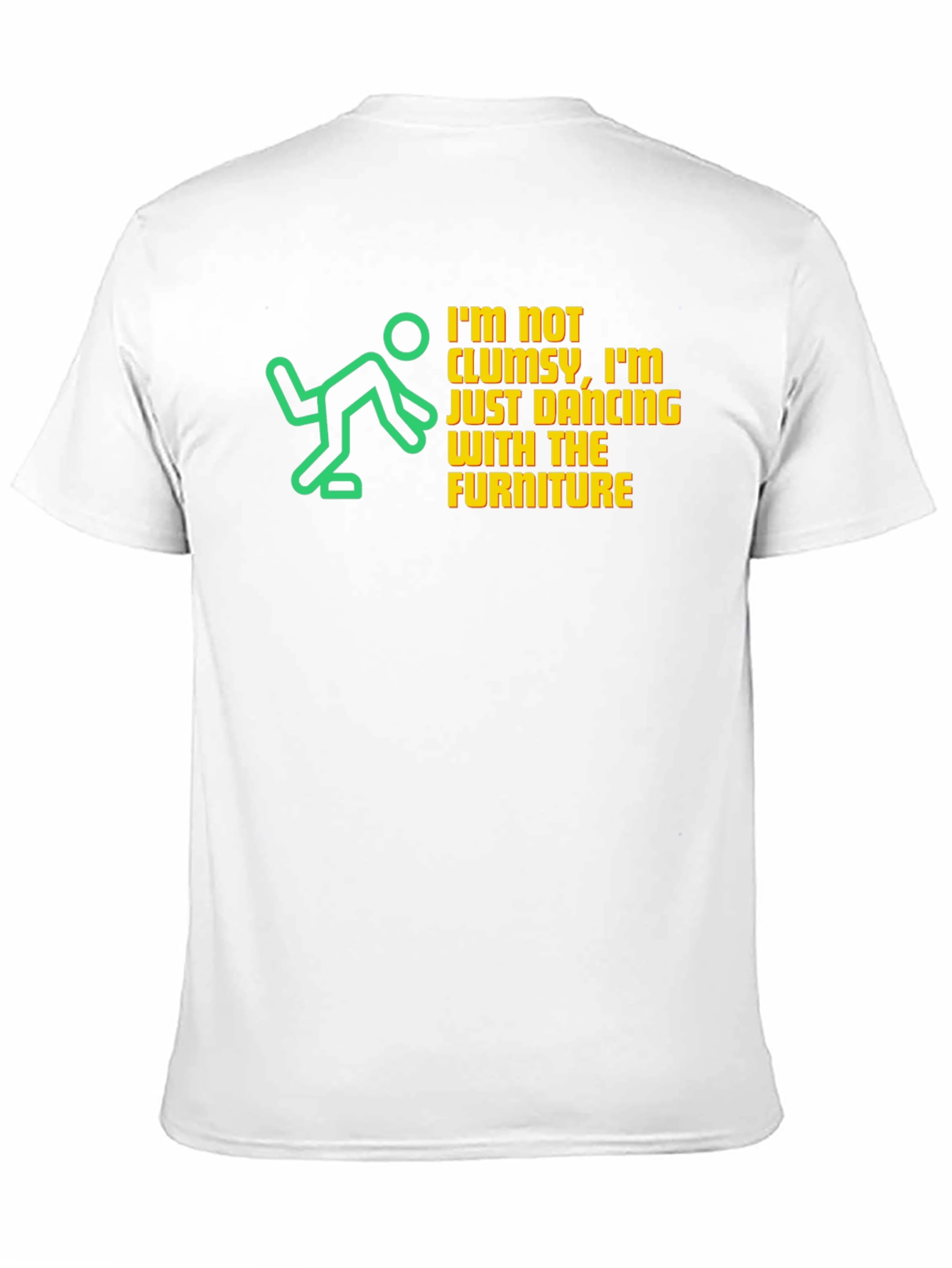 Black Funny Clumsy T-Shirt - Dancing With Furniture view 11