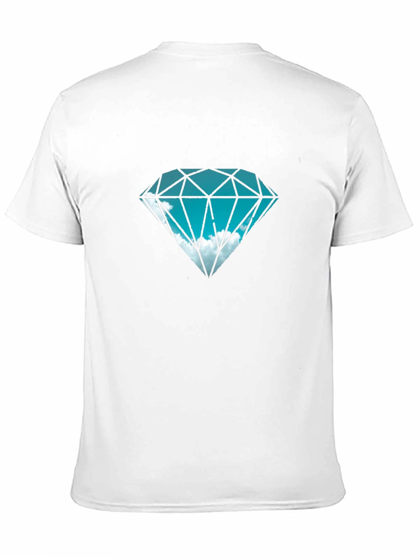 Black Diamond Sky Graphic Tee - Black Cotton Blend T-Shirt view 11