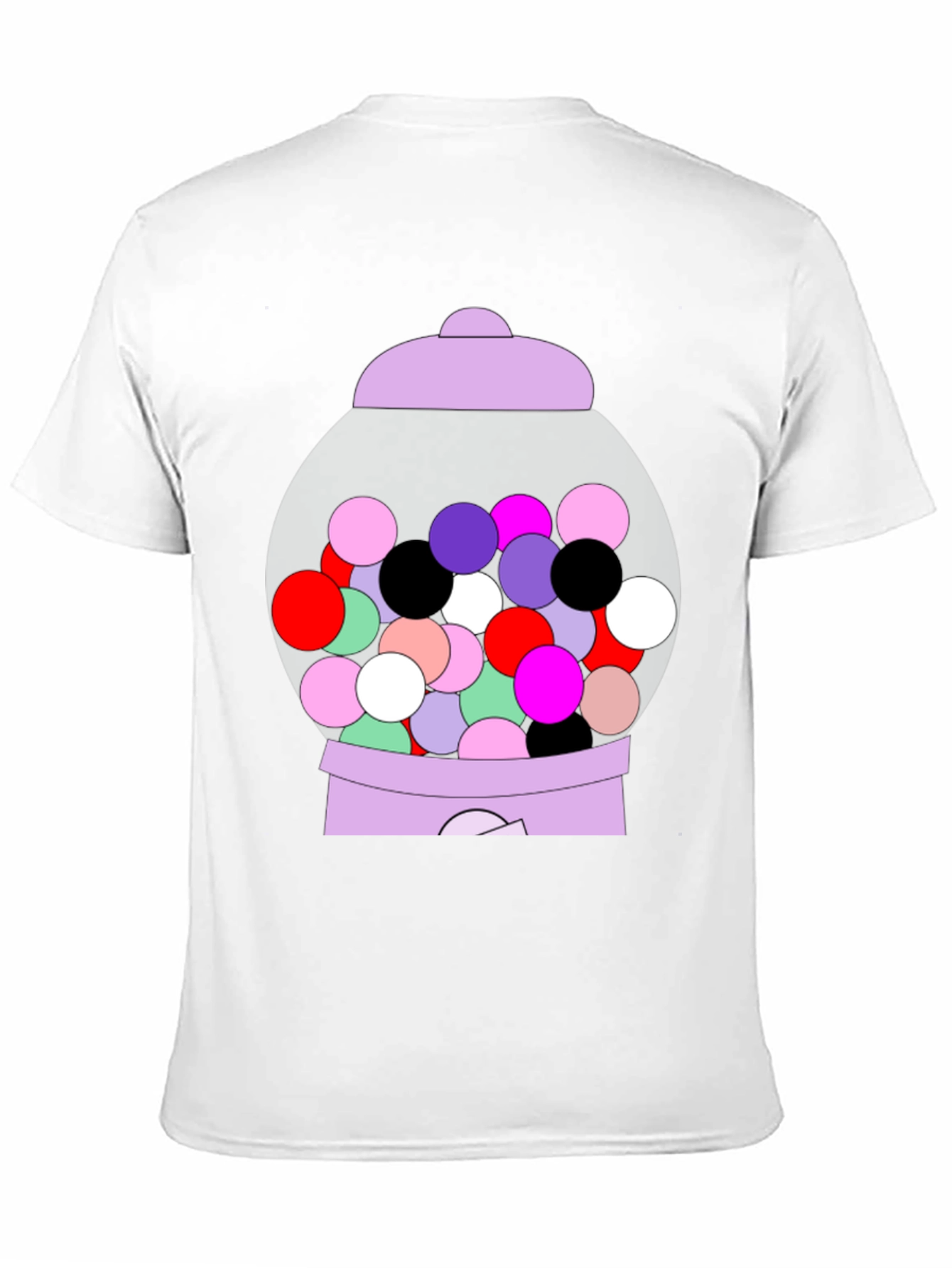Black Gumball Machine Graphic Tee view 11