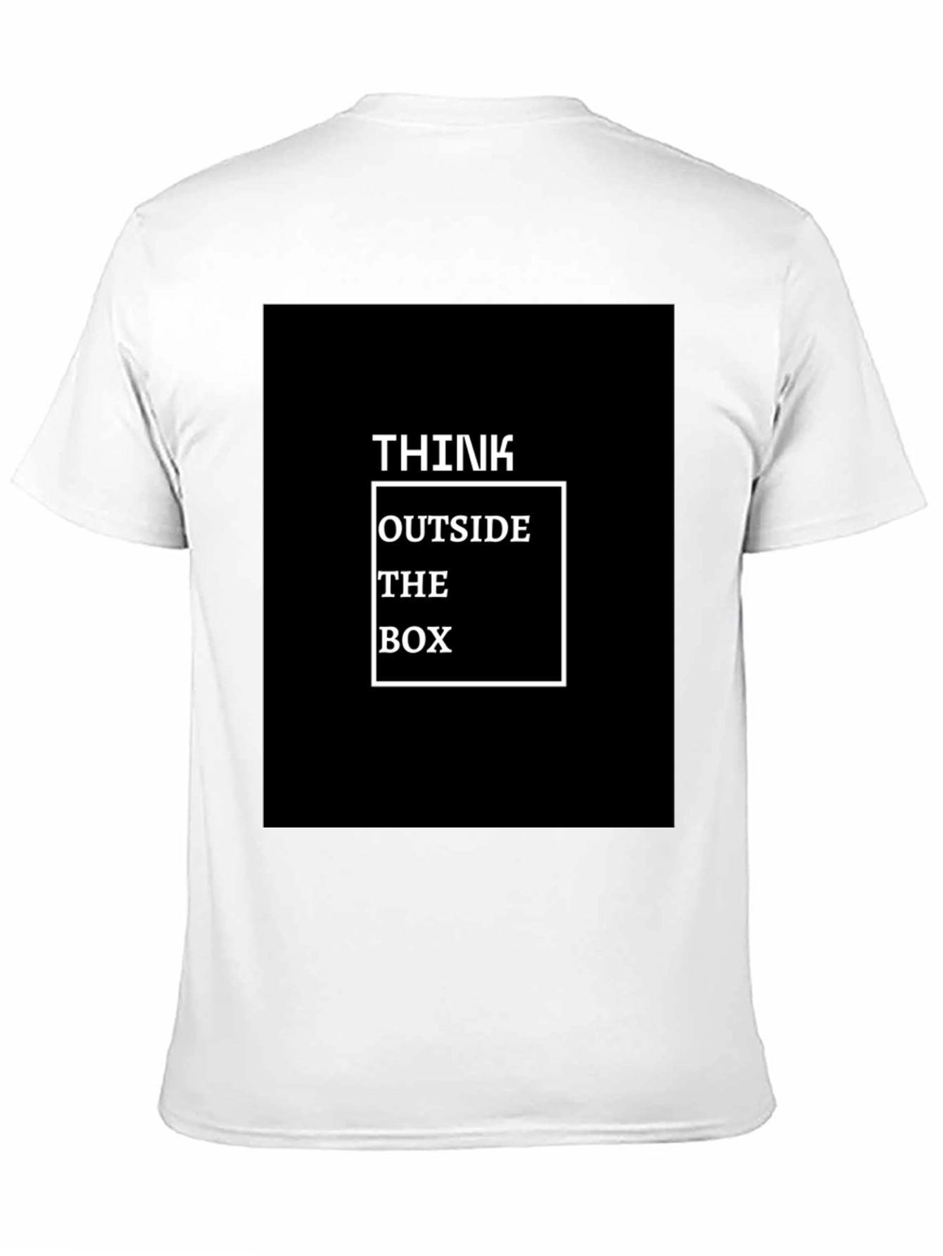 Black Think Outside The Box Graphic T-Shirt view 11