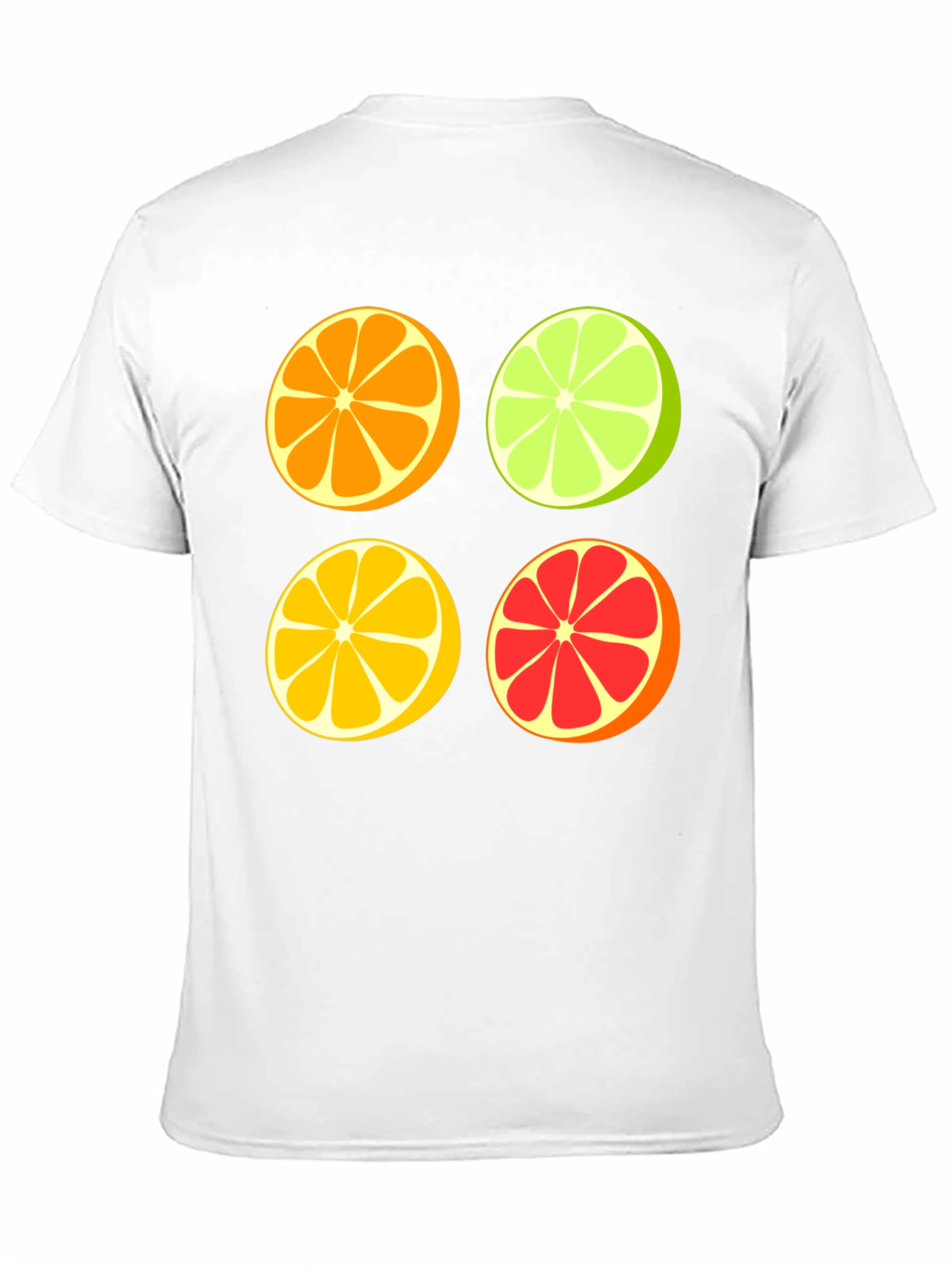 Black Citrus Slices Graphic Tee - Fresh & Fun view 11