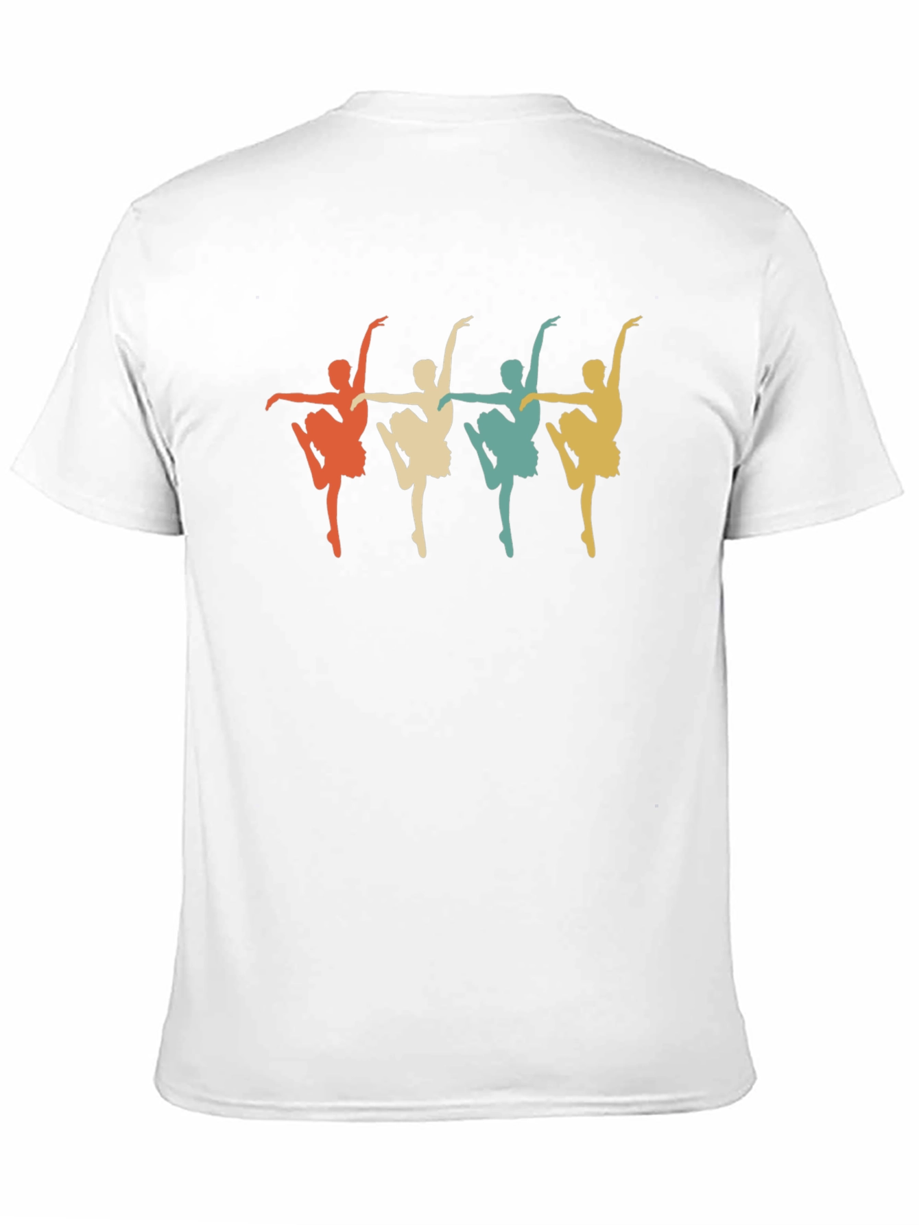 Black Retro Ballerina T-Shirt - Ballet Dance Tee view 11