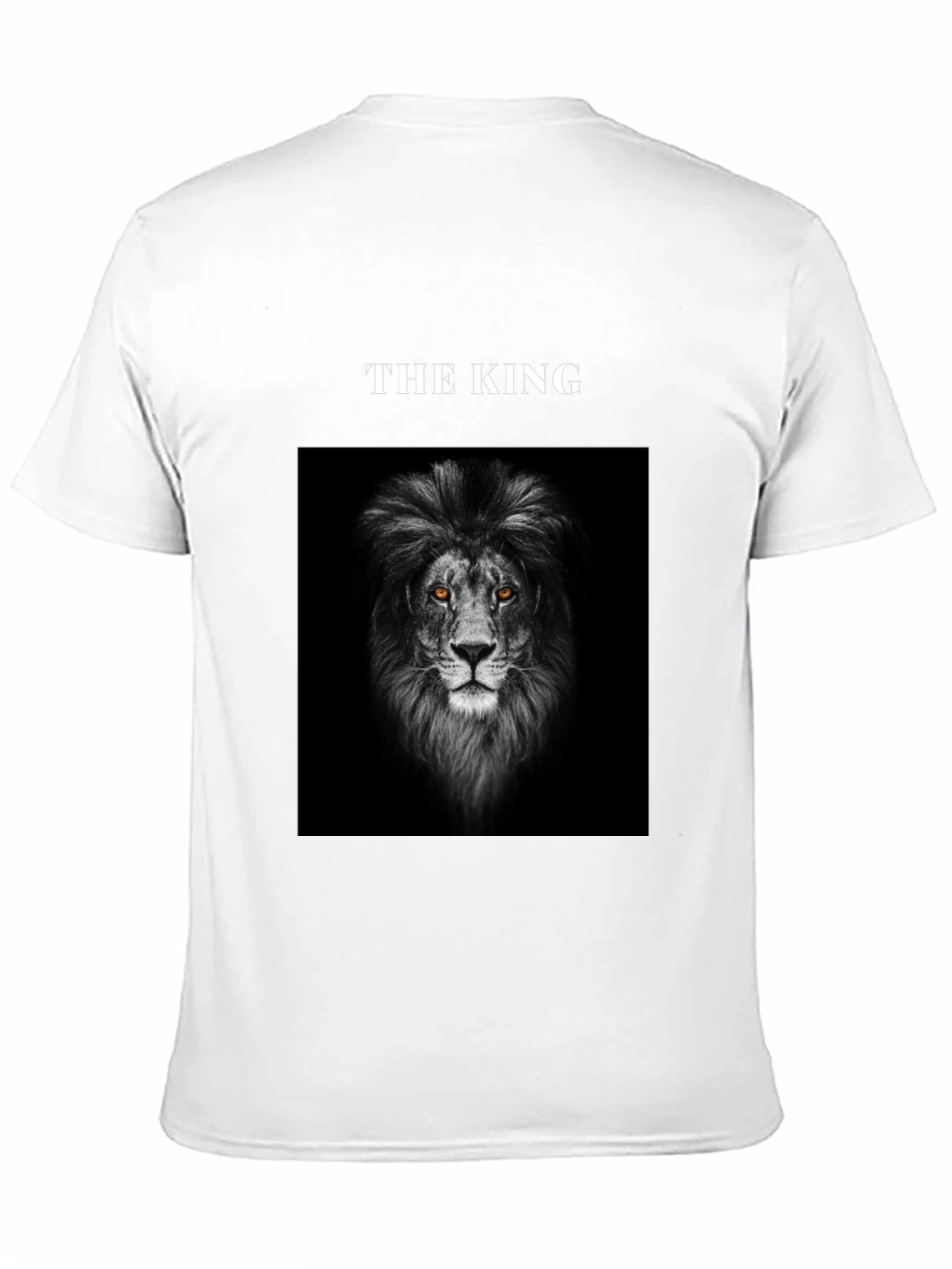 Black The King Lion Graphic Tee - Black view 11