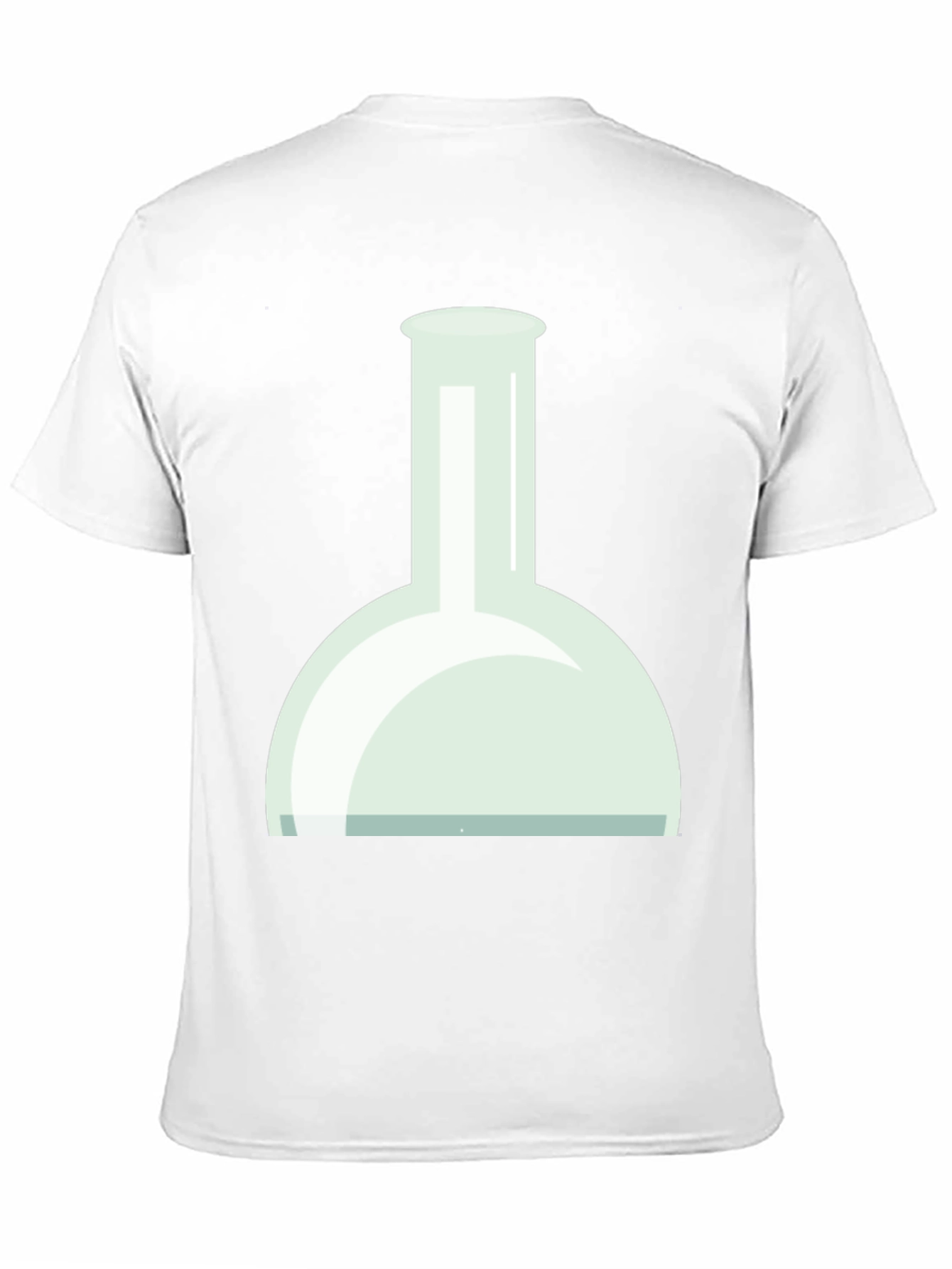 Black Science Flask Graphic Tee - Black Cotton T-Shirt view 11