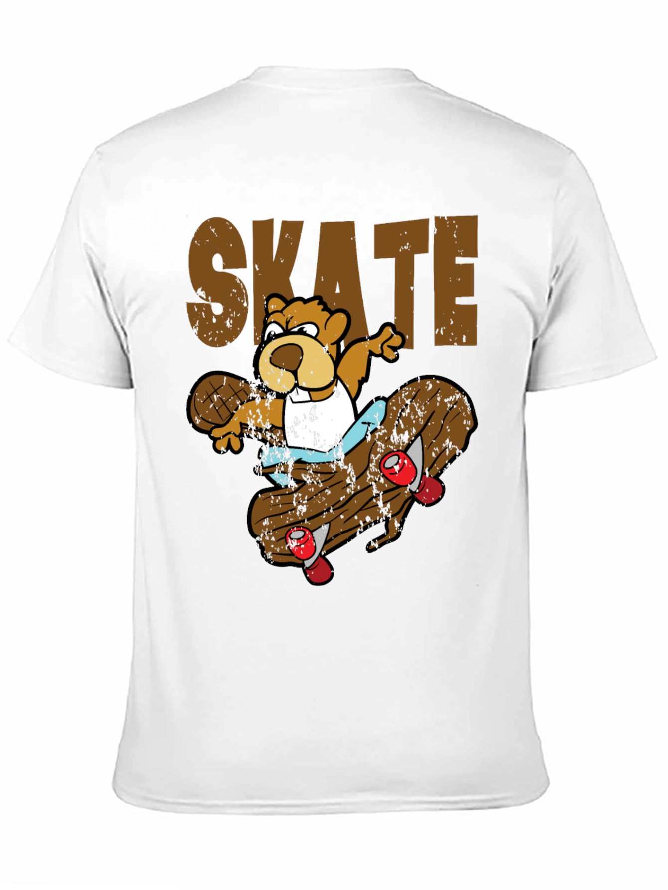 Black Skateboarding Beaver T-Shirt view 11