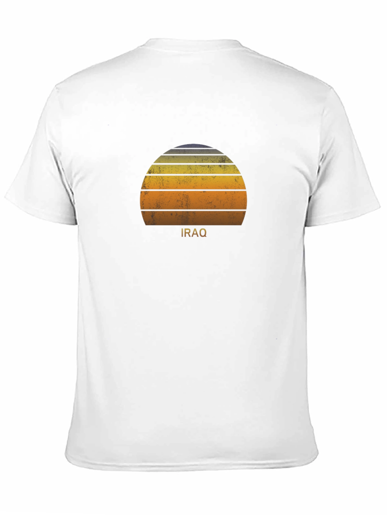 Black Iraq Sunset Graphic T-Shirt - Vintage Style view 11