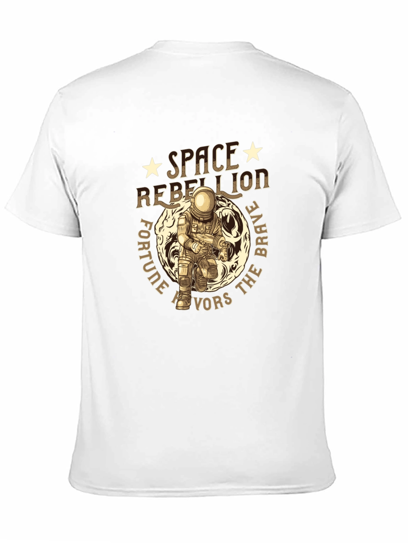 Black Space Rebellion Graphic T-Shirt view 11