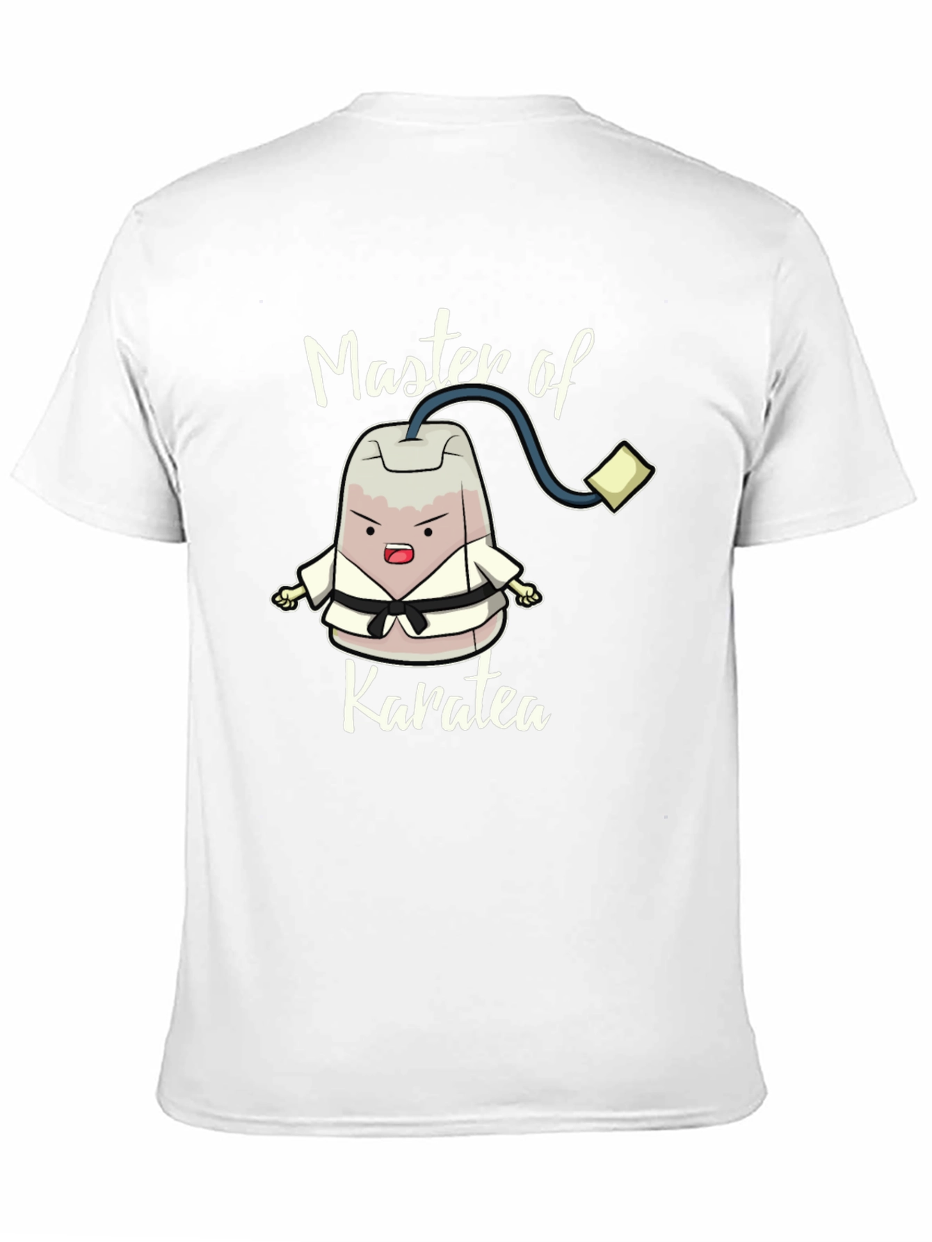 Black Master of Karatea Funny Graphic Tee view 11