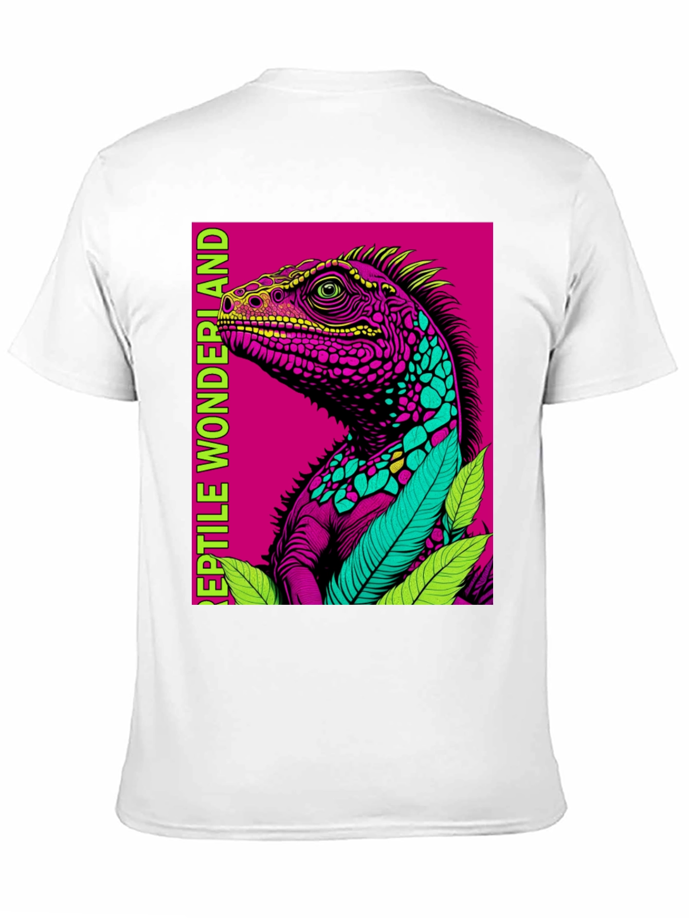 Black Reptile Wonderland Graphic Tee view 11