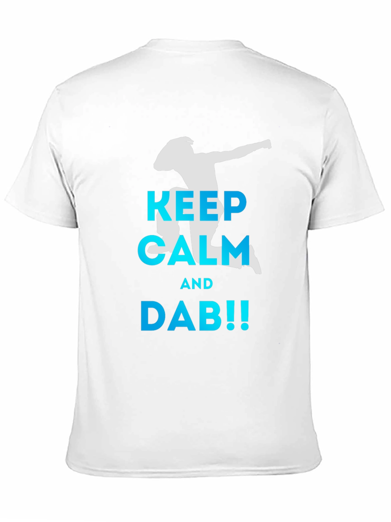 Black Keep Calm and Dab! Men's Black T-Shirt view 11