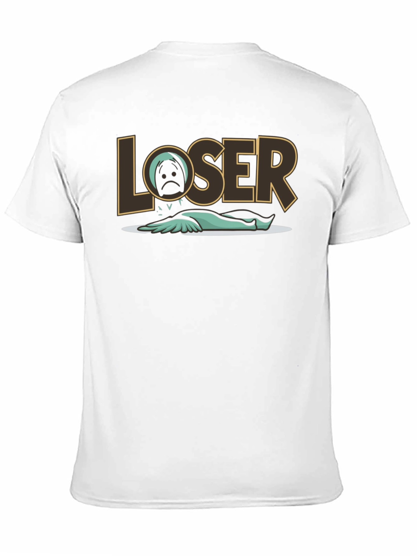 Black Loser Graphic Tee - Funny T-Shirt view 11