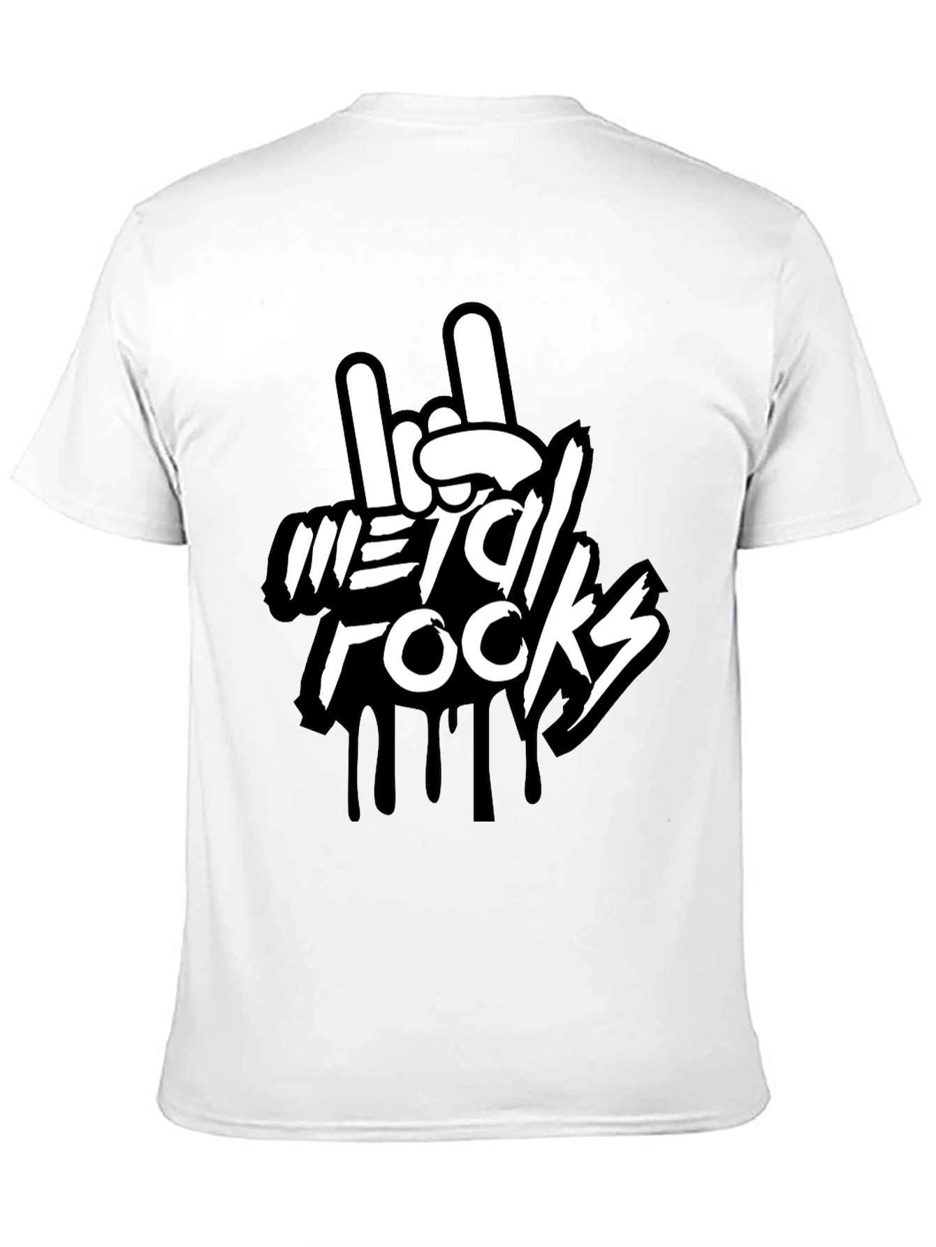 Black Metal Rocks Graphic Tee - Rock On! view 11