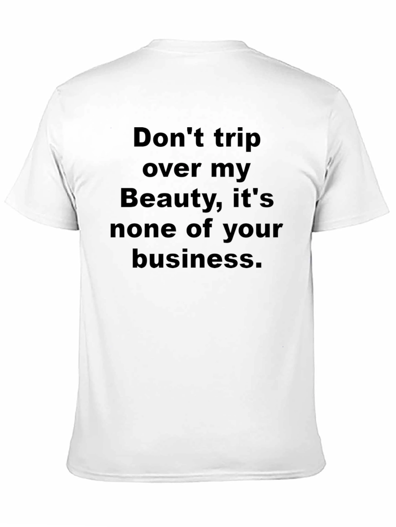 Black Funny Graphic Tee - Beauty Business T-Shirt view 11