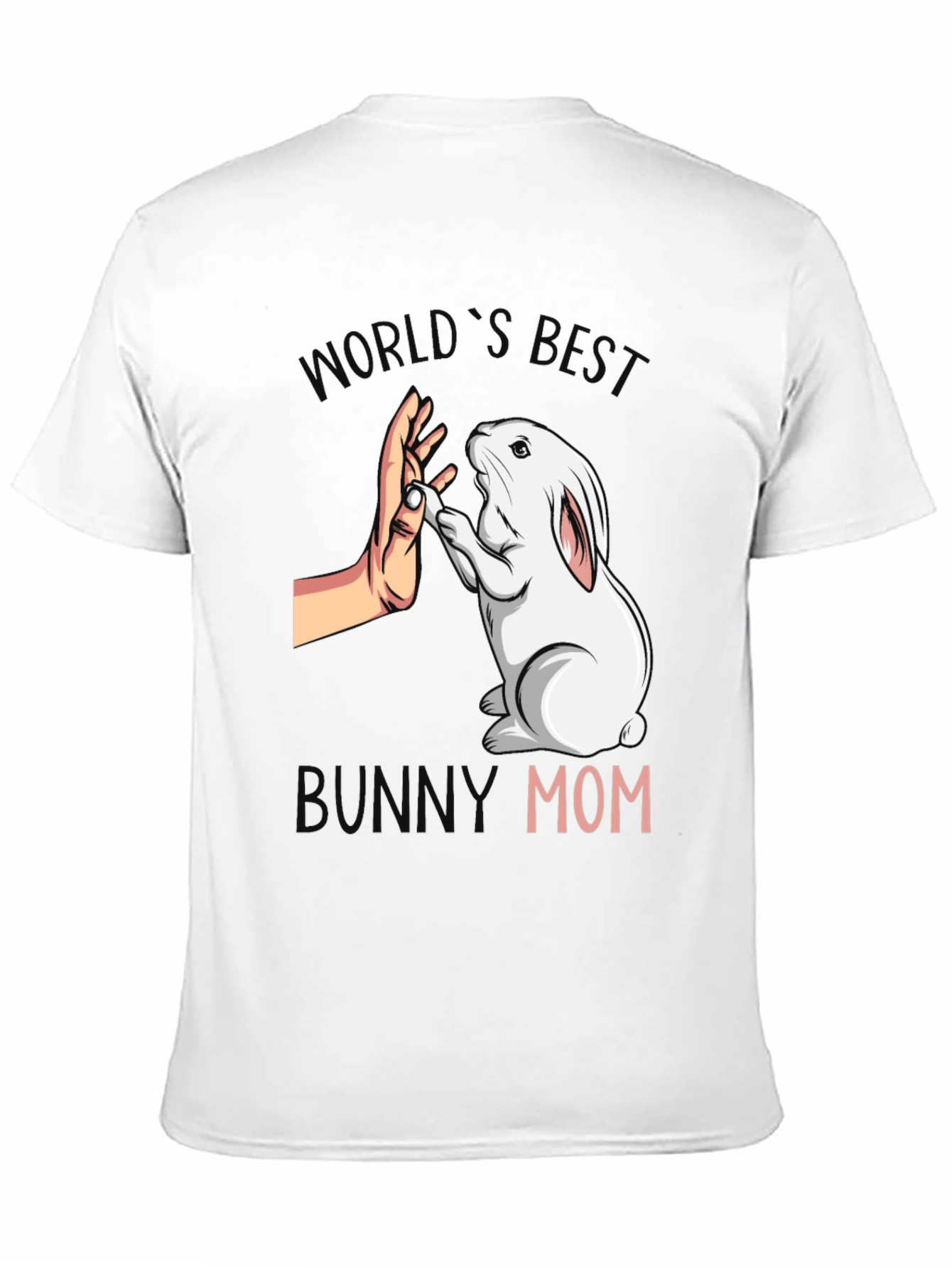 Black World's Best Bunny Mom T-Shirt - Cute Pet Lover Tee view 11